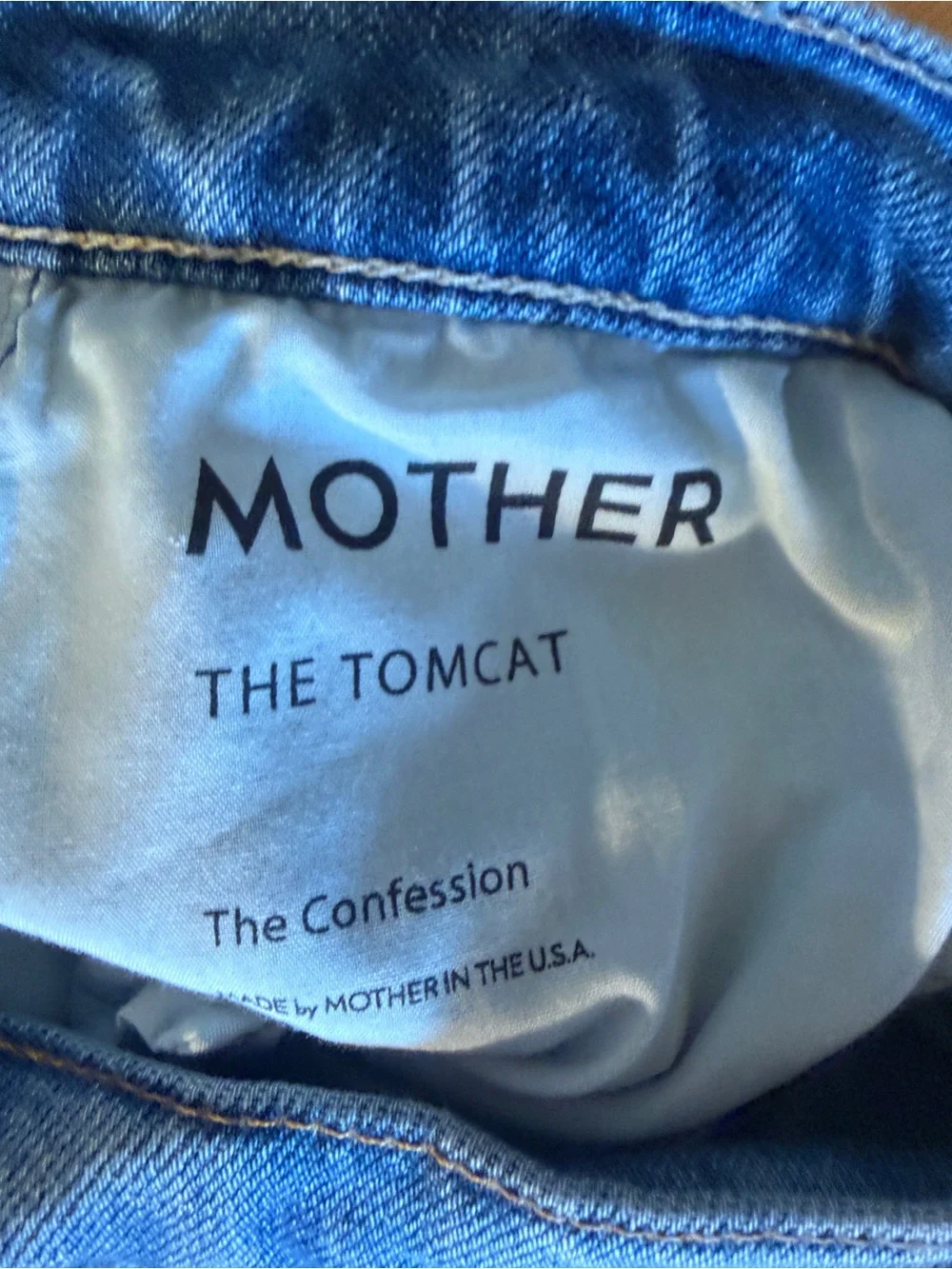 Mother Tomcat Straight Distressed 29 The Confession Excellent - Picture 5 of 10